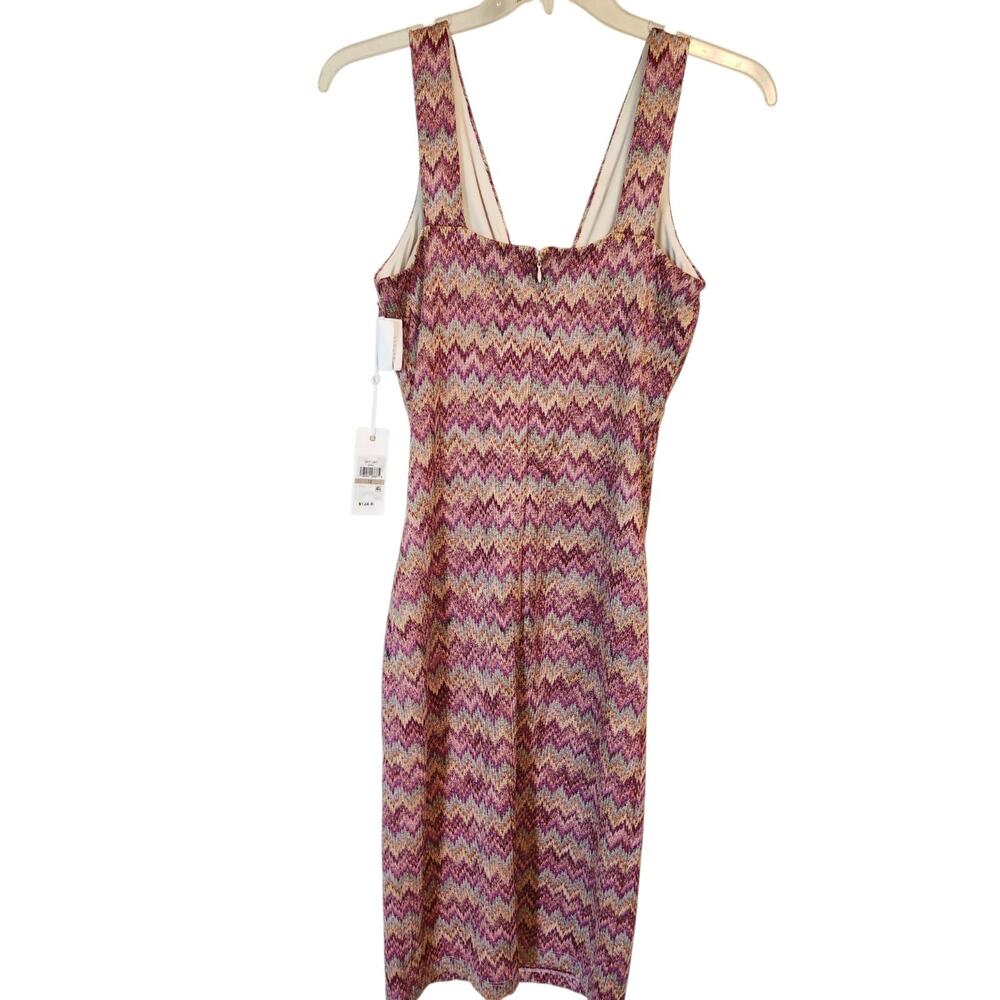 NWT Sinea Bodycon Plunge Neck Dress Size 12 Festive Fun Sexy - Picture 4 of 13